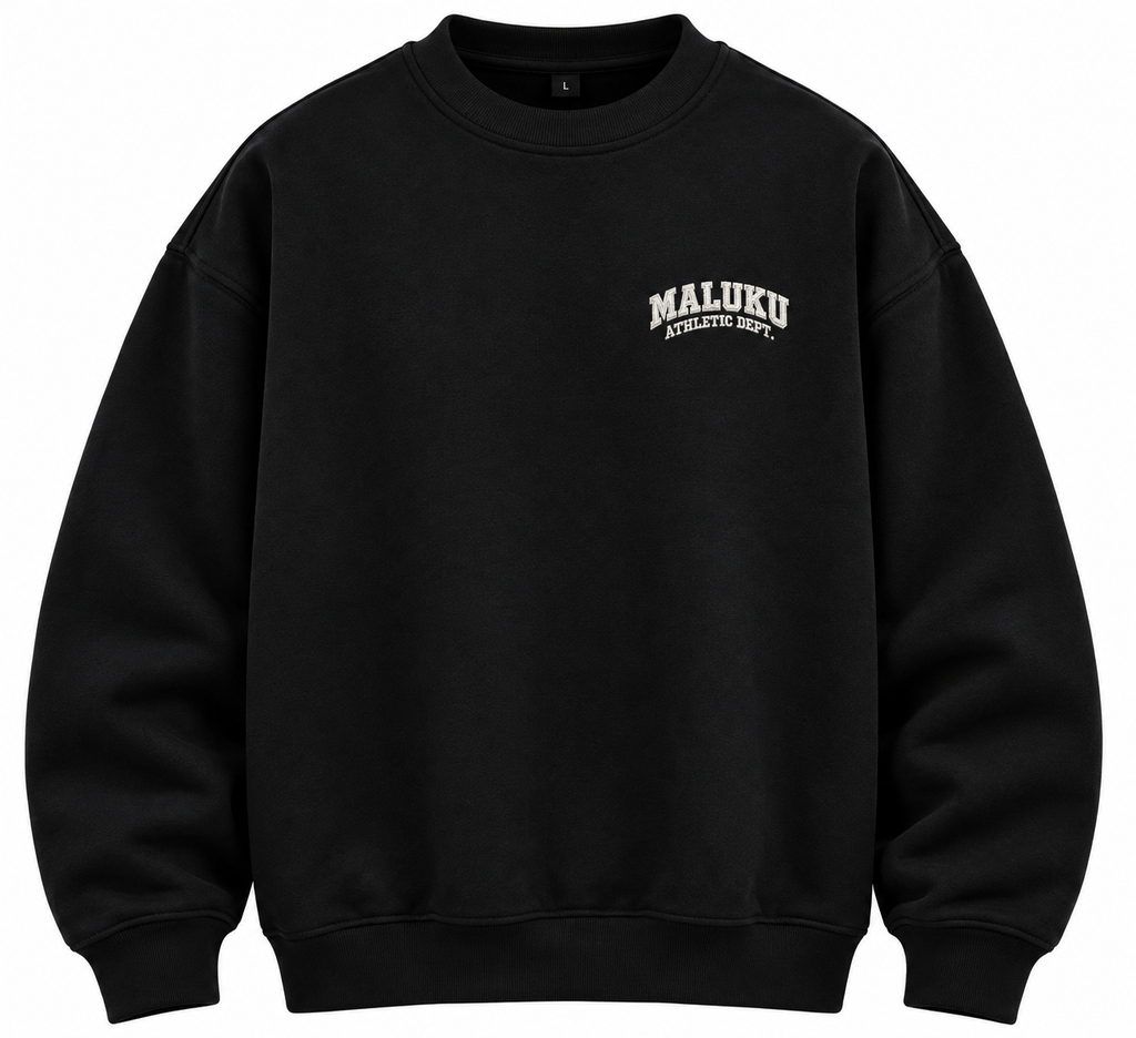 MALUKU ATHLETIC DEPT. Sweater – Black | TS1951