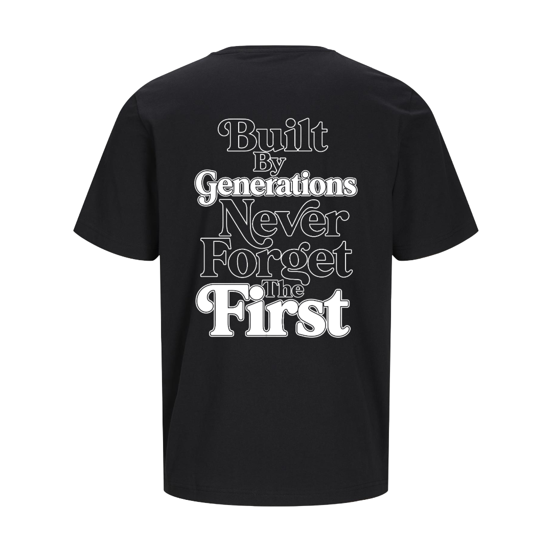 T-Shirt BUILD BY GENERATIONS WHITE/BLACK